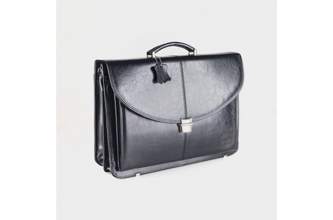 Skórzana torba na laptopa z paskiem Cartello Francesko F01 537