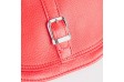 Skórzana damska, czerwona torebka na ramię, listonoszka M03L-6