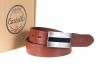 Skórzany, elegancki pasek Cartello P-0435