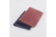 Skórzany cienki portfel męski bez podszewki Cartello M411